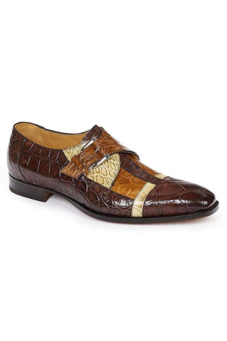 Mauri 4841 Exotic Tri-tone Alligator Skin Loafers (MA4906)-AmbrogioShoes