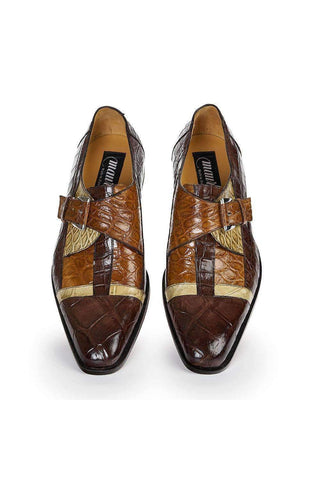 Mauri 4841 Tri-tone Alligator Skin Loafers (MA4906)-AmbrogioShoes
