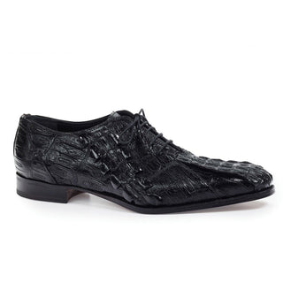 Mauri 4844 Men's Shoes Exotic Hornback & Baby Crocodile Skin Oxfords (MA4650) (Special Order)-AmbrogioShoes