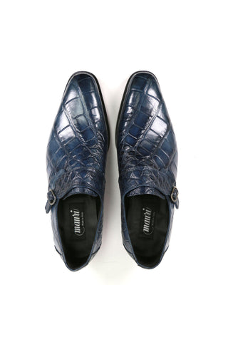 Mauri 4849 Body Alligator Single Monk-Strap (MA4802)-AmbrogioShoes