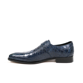 Mauri 4849 Men's Shoes Body Alligator Single Monk-Strap (MA4802) (Special Order)-AmbrogioShoes