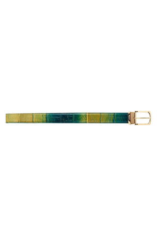 Mauri 4851 0100/35 Men's Alligator Belt (MAB1049)-AmbrogioShoes