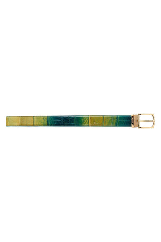 Mauri 4851 0100/35 Men's Exotic Alligator Skin Belt (MAB1049)-AmbrogioShoes