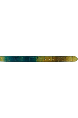 Mauri 4851 0100/35 Men's Exotic Alligator Skin Belt (MAB1049)-AmbrogioShoes