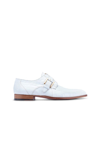 Mauri 4853 Deacon Exotic Alligator Skin Monk-Straps (MA5384)-AmbrogioShoes