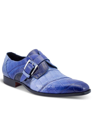 Mauri 4853 Deacon Exotic Alligator Skin Monk-Straps (MA5384)-AmbrogioShoes