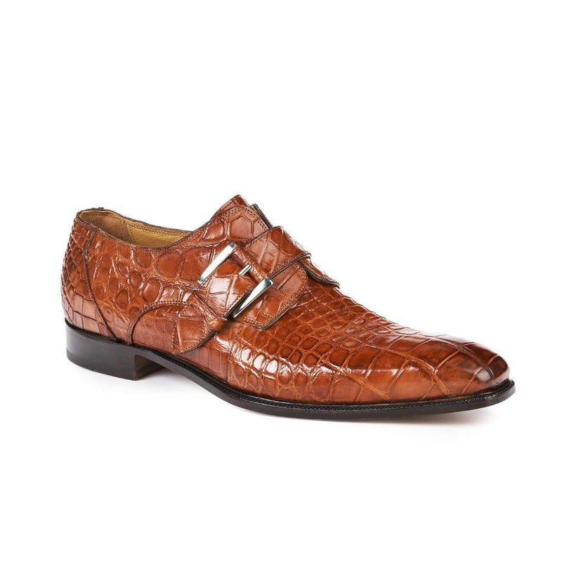 Mauri 4853 Agogna Men's Shoes Burnished Gold Body Alligator Loafers (MA5003)-AmbrogioShoes