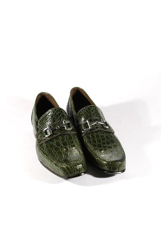 Mauri 4885 Flanks Crocodile Horse-Bit Loafers (MAO1028)-AmbrogioShoes