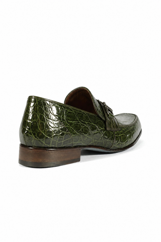 Mauri 4885 Flanks Crocodile Horse-Bit Loafers (MAO1028)