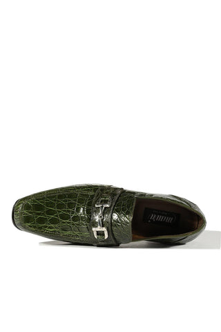 Mauri 4885 Flanks Exotic Crocodile Skin Horse-Bit Loafers (MAO1028)-AmbrogioShoes