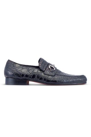 Mauri 4885/2 Executive Alligator Skin Horse-Bit Loafers (MA5478)
