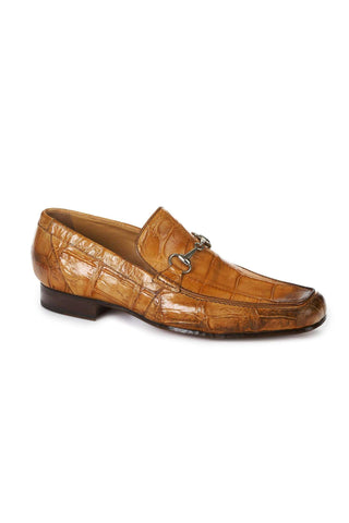 Mauri 4894 Matrix Cestnut Brown Body Alligator Loafers (MA5004)-AmbrogioShoes