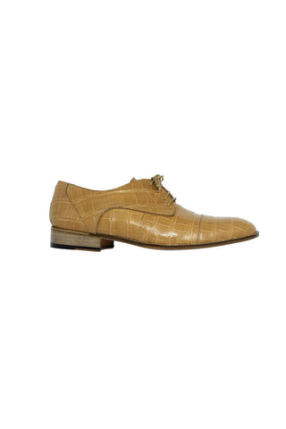 Mauri 4896 Cathedral Alligator Skin Derby-AmbrogioShoes