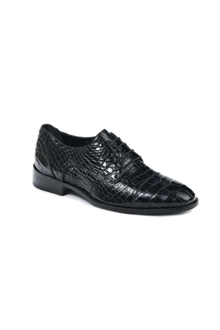Mauri 4896 Cathedral Alligator Skin Derby (MA5007)-AmbrogioShoes