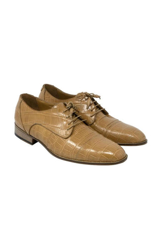 Mauri 4896 Cathedral Exotic Alligator Skin Derby (MA5007)-AmbrogioShoes