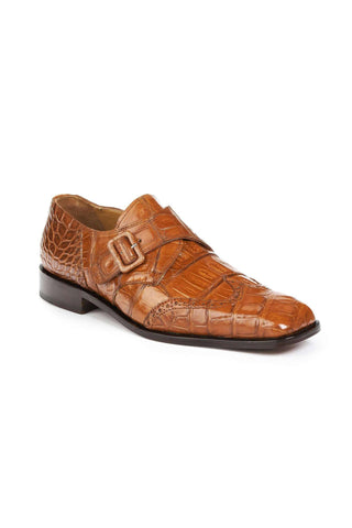 Mauri 4913 Preacher Cognac Body Alligator and Baby Crocodile Loafers (MA5006)-AmbrogioShoes