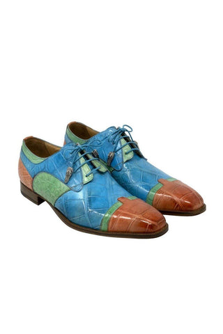Mauri 4921 Stephen Exotic Alligator Skin Derby (MA5010)-AmbrogioShoes