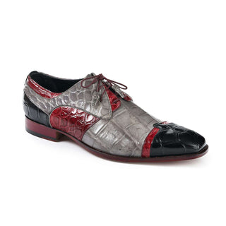 Mauri 4921 Stephen Men's Shoes Exotic Alligator Skin Derby (MA5010) (Special Order)-AmbrogioShoes