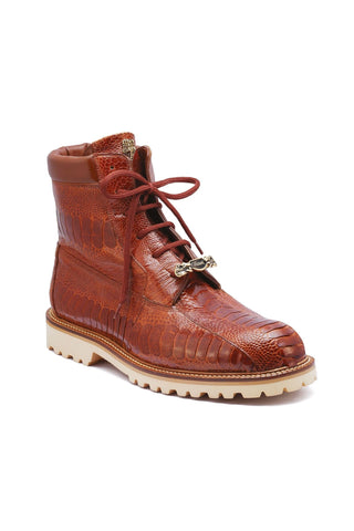 Mauri 4949 Hawk Exotic Ostrich Skin Boots (MA5273)-AmbrogioShoes