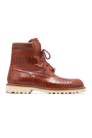 Mauri 4949 Hawk Exotic Ostrich Skin Boots (MA5273)-AmbrogioShoes