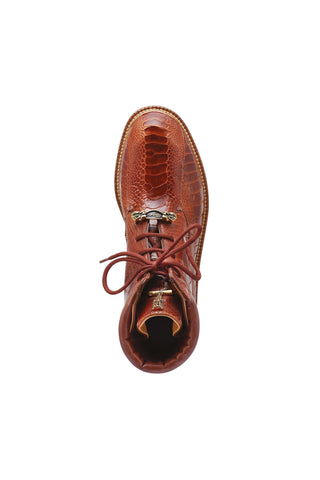 Mauri 4949 Hawk Exotic Ostrich Skin Boots (MA5273)-AmbrogioShoes