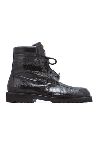 Mauri 4949 Hawk Exotic Ostrich Skin Boots (MA5273)-AmbrogioShoes