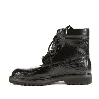 Mauri 4949 Hawk Men's Shoes Exotic Ostrich Skin Boots (MA5273)-AmbrogioShoes