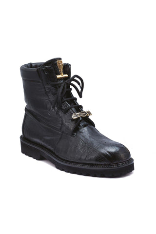 Mauri 4949 Hawk Ostrich Skin Boots (MA5273)