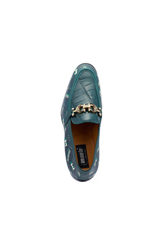 Mauri 4954/1 Wealth Exotic Alligator Skin / Calf-Skin Leather Horse-Bit Loafers (MA5452)-AmbrogioShoes