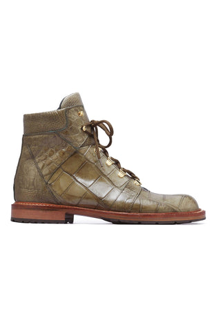 Mauri 4963 Pathfinder Alligator & Ostrich Boots-AmbrogioShoes