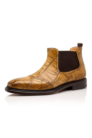 Mauri 4964/1 Exotic Alligator Chelsea Boots (MA5635)-AmbrogioShoes