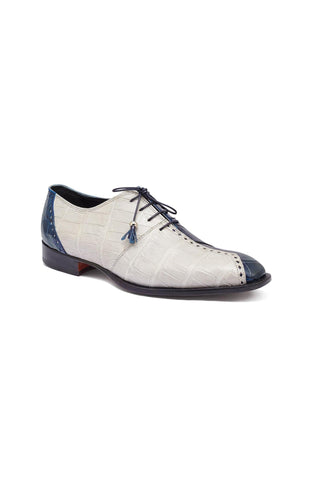 Mauri 4975 Two Face Exotic Alligator Skin Oxfords (MA5317)-AmbrogioShoes