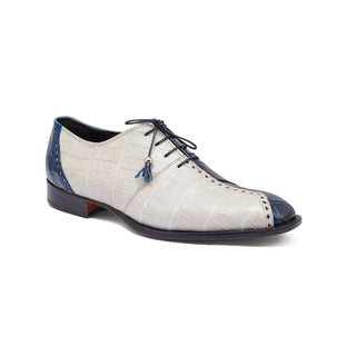 Mauri 4975 Two Face Men's Shoes Exotic Alligator Skin Oxfords (MA5317) (Special Order)-AmbrogioShoes