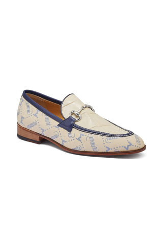 Mauri 4983 Bahamas Alligator / Fabric / Leather Horse-Bit Loafers (MA5302)