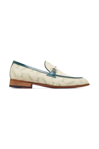 Mauri 4983 Bahamas Exotic Alligator Skin / Fabric / Calf-Skin Leather Horse-Bit Loafers (MA5302)-AmbrogioShoes