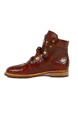 Mauri 4986 Tracker Exotic Alligator / Ostrich Leg Boots (MA5380)-AmbrogioShoes