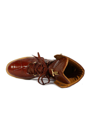 Mauri 4986 Tracker Exotic Alligator / Ostrich Leg Boots (MA5380)-AmbrogioShoes