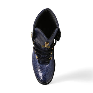 Mauri 4986 Tracker Exotic Alligator / Ostrich Leg Boots (MA5380)-AmbrogioShoes