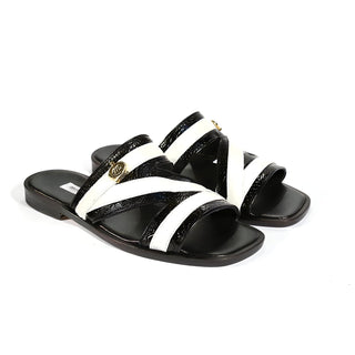 Mauri 5068 Sarasota Men's Shoes Exotic Ostrich Sandals (MA5116-B)(Special Order)-AmbrogioShoes