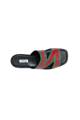 Mauri 5068 Sarasota Multi Color Exotic Ostrich Sandals (MA5116)-AmbrogioShoes