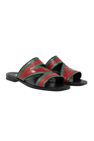 Mauri 5068 Sarasota Multi Color Exotic Ostrich Sandals (MA5116)-AmbrogioShoes