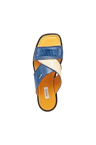 Mauri 5093 Traveler Ostrich Skin Sandals (MA5314)-AmbrogioShoes