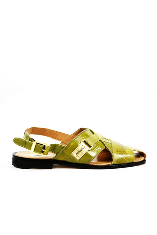 Mauri 5113 Thor Exotic Crocodile Skin & Ostrich Skin Sandals (MA5307)-AmbrogioShoes