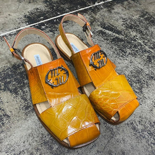 Mauri 5126 Hydro Men's Shoes Exotic Alligator Sandals (MA5430)-AmbrogioShoes