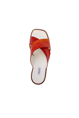 Mauri 5134 Carnival Exotic Alligator Skin Slip-On Sandals (MA5676)-AmbrogioShoes