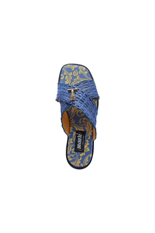 Mauri 5134 Coral Men's Shoe Exotic Hornback Slip-On Sandals (MA5439)-AmbrogioShoes