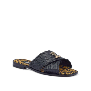 Mauri 5134 Coral Men's Shoe Exotic Hornback Slip-On Sandals (MA5439)(Special Order)-AmbrogioShoes