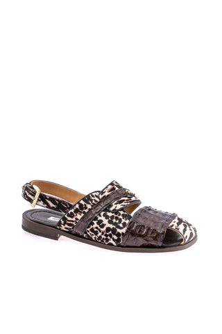 Mauri 5171 Bali Hornback & Pony Hair Sandal-AmbrogioShoes