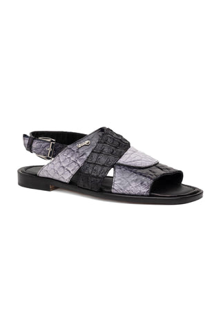 Mauri 5181 Cayman Alligator Skin & Hornback Sandals (MA5611)