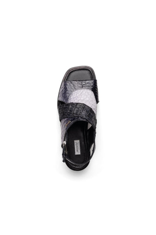 Mauri 5181 Cayman Alligator Skin & Hornback Sandals (MA5611)